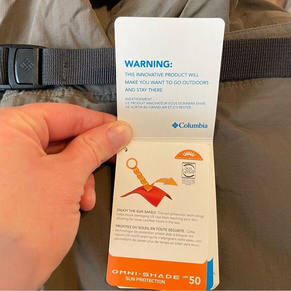 NWT Men’s Columbia 46/34 Convertible Lightweight Pant Moisture Wicking UPF 50 - Picture 8 of 13